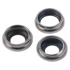 For iPhone 16 Pro 3pcs/Set Camera Lens Cover (Titanium Color) - 3