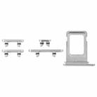 For iPhone 16 Pro Original SIM Card Tray + SIM Card Tray + Side Keys (White) - 1
