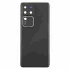 For vivo V30 Pro Battery Back Cover with Camera Lens Cover(Black) - 2