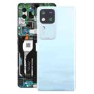 For vivo V30 Pro Battery Back Cover with Camera Lens Cover(Blue) - 1