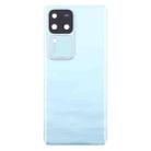 For vivo V30 Pro Battery Back Cover with Camera Lens Cover(Blue) - 2