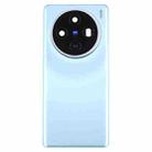 For vivo X100 Battery Back Cover with Camera Lens Cover(Blue) - 2