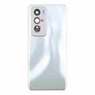 For OPPO Reno12 Global Original Battery Back Cover with Camera Lens Cover(Silver) - 2