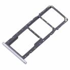 For Samsung Galaxy A06 SM-A065F Original SIM Card Tray + SIM Card Tray + Micro SD Card Tray (Silver) - 2