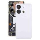 For Infinix Smart 7 HD X6516 Original Battery Back Cover(White) - 1