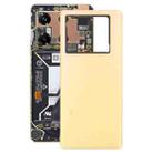 For Infinix Note 40 Pro 5G X6851 Original Battery Back Cover(Gold) - 1