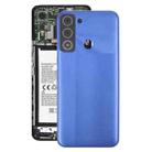 For Tecno Pop 5 LTE Original Battery Back Cover(Blue) - 1