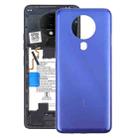 For Tecno Spark 6 Original Battery Back Cover(Blue) - 1