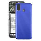 For Tecno Spark 6 Go Original Battery Back Cover(Blue) - 1