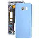 For Samsung Galaxy S7 SM-G930F Battery Back Cover(Blue) - 1