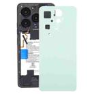 For Infinix Hot 40 Pro X6837 Original Battery Back Cover(Green) - 1