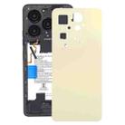 For Infinix Hot 40 Pro X6837 Original Battery Back Cover(Gold) - 1