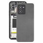 For HMD Vibe Original Battery Back Cover with Camera Lens Cover(Black) - 1