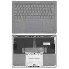 For Microsoft Surface Laptop 3 / 4 / 5 13.5 inch UK Keyboard with C Shell / Touch Board (Grey) - 1