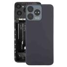 For ZTE Axon 50 Lite 8050 Glass Battery Back Cover with Middle Frame / Camera Lens Cover(Black) - 1