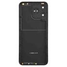 For ZTE Axon 50 Lite 8050 Glass Battery Back Cover with Middle Frame / Camera Lens Cover(Black) - 3