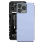 For ZTE Axon 50 Lite 8050 Glass Battery Back Cover with Middle Frame / Camera Lens Cover(Purple) - 1