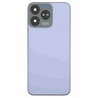 For ZTE Axon 50 Lite 8050 Glass Battery Back Cover with Middle Frame / Camera Lens Cover(Purple) - 2