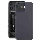 For ZTE Axon 50 Lite 8050 Glass Battery Back Cover(Black) - 1