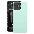 For ZTE Blade A73 4G / V50 Smart Glass Battery Back Cover(Green) - 1