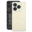 For ZTE Axon 60 Lite Z2356 Glass Battery Back Cover with Middle Frame / Camera Lens Cover(Gold) - 1