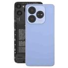 For ZTE Axon 60 Lite Z2356 Glass Battery Back Cover with Middle Frame / Camera Lens Cover(Blue) - 1