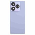 For ZTE Axon 60 Lite Z2356 Glass Battery Back Cover with Middle Frame / Camera Lens Cover(Purple) - 2