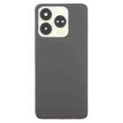 For ZTE Axon 60 / V60 Z2356 Glass Battery Back Cover with Middle Frame / Camera Lens Cover(Black) - 2