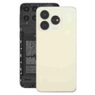 For ZTE Axon 60 / V60 Z2356 Glass Battery Back Cover with Middle Frame / Camera Lens Cover(Gold) - 1