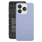 For ZTE Axon 60 / V60 Z2356 Glass Battery Back Cover with Middle Frame / Camera Lens Cover(Purple) - 1