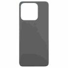 For ZTE Axon 60 / V60 Z2356 Glass Battery Back Cover with Adhesive(Black) - 2