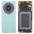 For ZTE Blade A75 5G Z2357N / Blade V60 Smart Glass Battery Back Cover with Middle Frame / Camera Lens Cover(Green) - 1