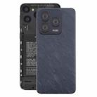 For ZTE Blade A75 4G Z2359 Battery Back Cover with Middle Frame / Camera Lens Cover(Black) - 1