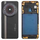 For ZTE nubia Focus Glass Battery Back Cover with Middle Frame / Camera Lens Cover(Black) - 1