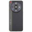 For ZTE nubia Focus Pro Z2351N Glass Battery Back Cover with Middle Frame / Camera Lens Cover(Black) - 2