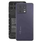 For ZTE Blade V50 Vita Battery Back Cover with Camera Lens Cover(Black) - 1