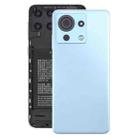 For ZTE Blade V50 Vita Battery Back Cover with Camera Lens Cover(Blue) - 1