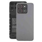 For ZTE Blade A55 Z2450 Battery Back Cover with Middle Frame / Camera Lens Cover(Black) - 1