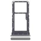 For Nokia C110 Original SIM Card Tray + Micro SD Card Tray (Black) - 1