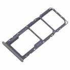 For Nokia C32 Original SIM Card Tray + SIM Card Tray + Micro SD Card Tray (Black) - 2