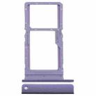 For Nokia G42 Original SIM Card Tray + SIM Card Tray / Micro SD Card Tray (Purple) - 1