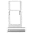 For Nokia G42 Original SIM Card Tray + SIM Card Tray / Micro SD Card Tray (Silver) - 1