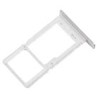 For Nokia G42 Original SIM Card Tray + SIM Card Tray / Micro SD Card Tray (Silver) - 3