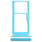 For Nokia G50 Original SIM Card Tray + SIM Card Tray / Micro SD Card Tray (Blue) - 1