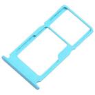 For Nokia G50 Original SIM Card Tray + SIM Card Tray / Micro SD Card Tray (Blue) - 2