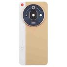 For ZTE nubia Focus Pro Z2351N Leather Battery Back Cover with Adhesive / Camera Lens Cover(Gold) - 2