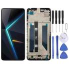 For ZTE nubia Neo 2 5G Z2352N LCD Screen Digitizer Full Assembly with Frame (Black) - 1