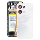 For OPPO Reno13 Original Battery Back Cover with Camera Lens Cover(White) - 1