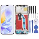 For Honor X60i Original LCD Screen Digitizer Full Assembly with Frame (Silver) - 1