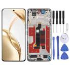 For Honor 200 Original LCD Screen Digitizer Full Assembly with Frame (Black) - 1